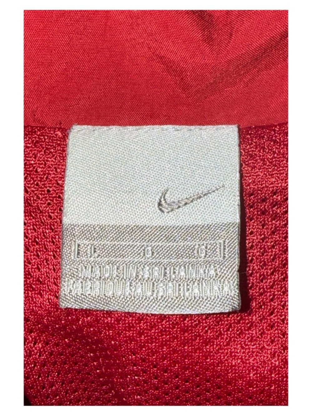 Nike - Vintage 90’s Red‎ Full‑Zip Windbreaker Jacket - Men’s Large